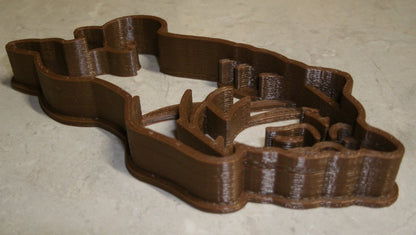 Sleeping Pug Laying Down Dog Breed Cookie Cutter Made In USA PR2373