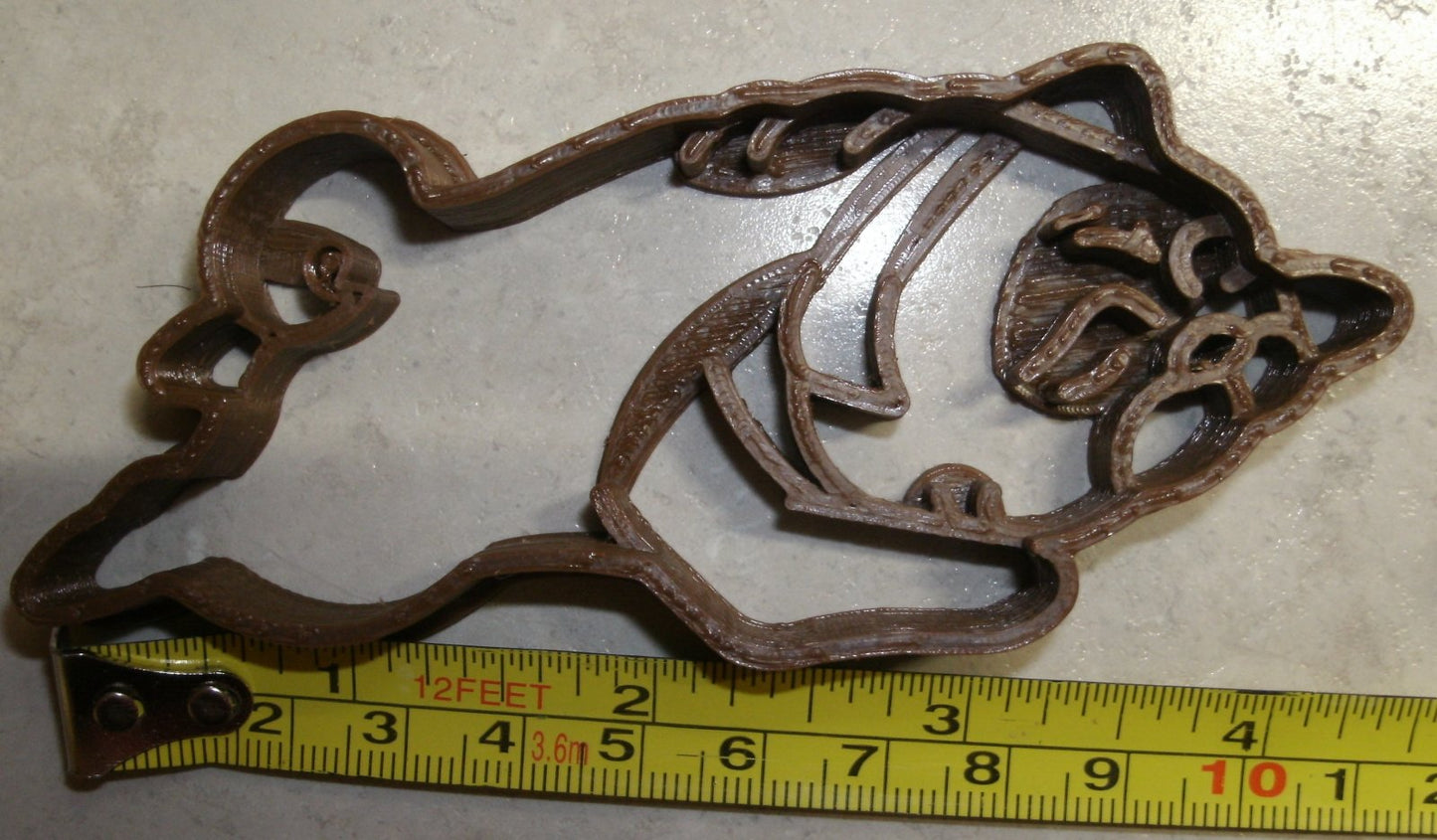 Sleeping Pug Laying Down Dog Breed Cookie Cutter Made In USA PR2373