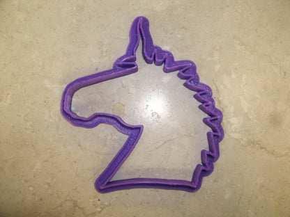 Unicorn Head Magical Creature Cookie Cutter Made In USA PR319