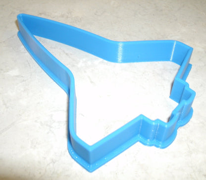 6x Space Shuttle Fondant Cutter Cupcake Topper 1.75 IN USA FD503