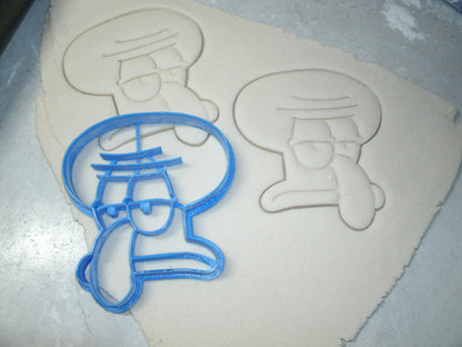 Squidward Spongebob Squarepants Cartoon Cookie Cutter Made In USA PR574