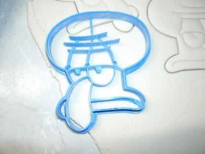 Squidward Spongebob Squarepants Cartoon Cookie Cutter Made In USA PR574