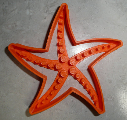 6x Starfish Star Fish Fondant Cutter Cupcake Topper 1.75 IN USA FD2597