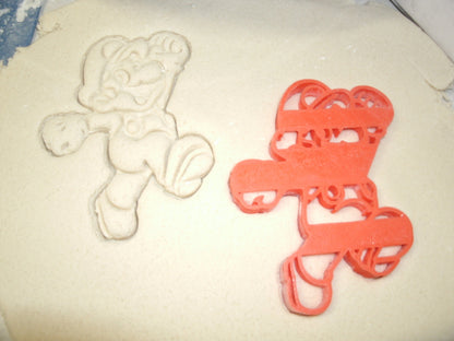 Mario Jumping Super Mario Bros Nintendo Game Cookie Cutter Made In USA PR590