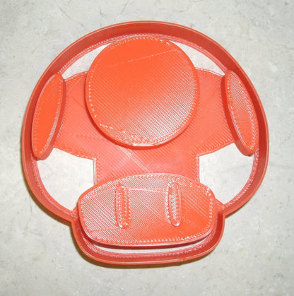 Super Mario Mushroom Toad Nintendo Video Game Cookie Cutter Made In USA PR556