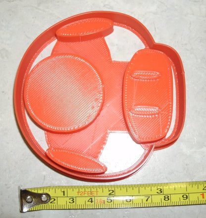 Super Mario Mushroom Toad Nintendo Video Game Cookie Cutter Made In USA PR556