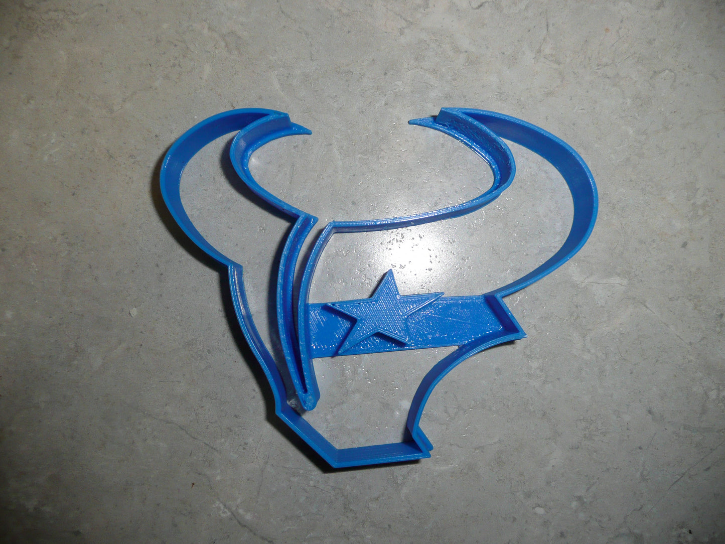 6x Houston Texans Fondant Cutter Cupcake Topper 1.75 IN USA FD479