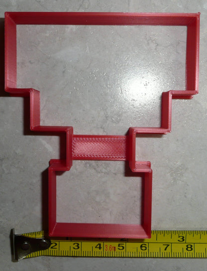 Texas Tech University Red Raiders T Logo Sports Cookie Cutter Made In USA PR2654