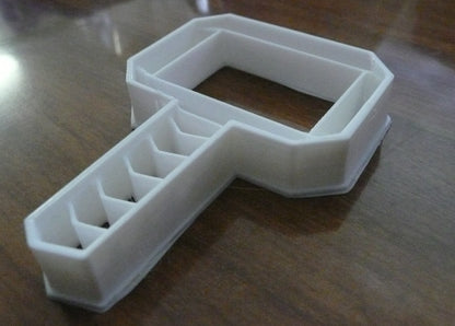 6x Thor Hammer Fondant Cutter Cupcake Topper 1.75 IN USA FD465