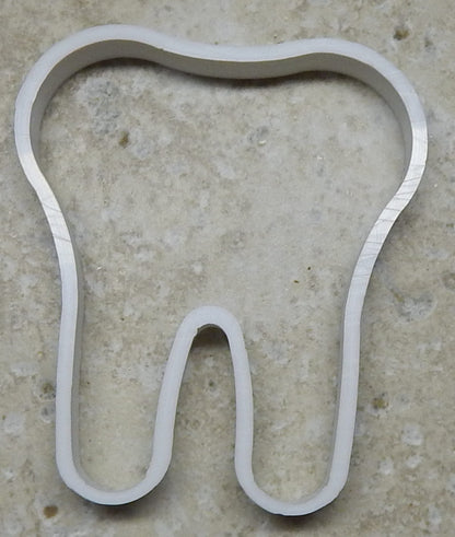 6x Tooth Teeth Dentist Fondant Cutter Cupcake Topper 1.75 IN USA FD2147