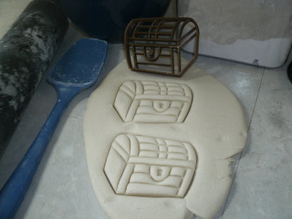 Treasure Pirate Chest Buried Gold Cookie Cutter Made In USA PR2380