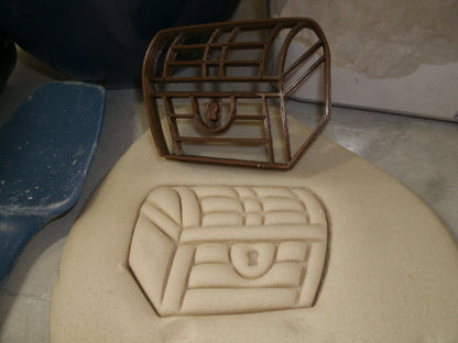 Treasure Pirate Chest Buried Gold Cookie Cutter Made In USA PR2380