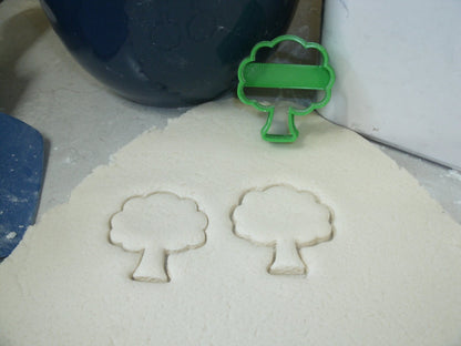 Tree Leaves Nature Forest Outline Cookie Cutter Made In USA PR765