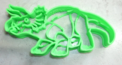 6x Triceratops Dinosaur Fondant Cutter Cupcake Top 1.75 IN USA FD2399