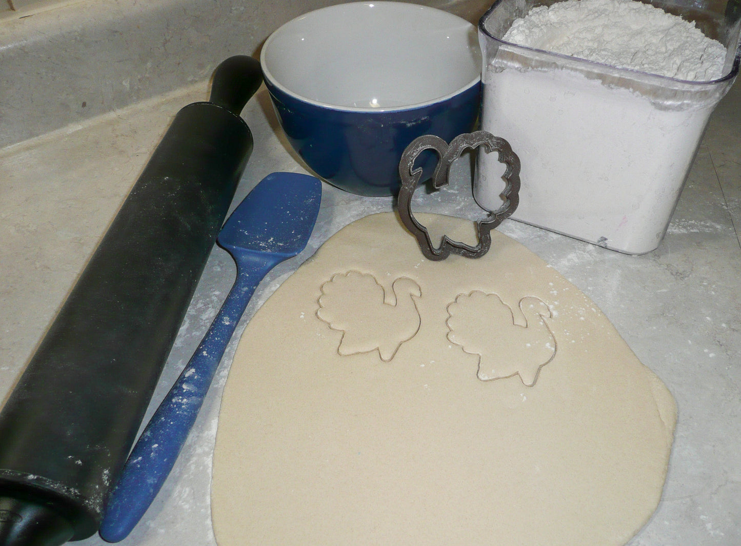 Turkey Wild Fowl Bird Thanksgiving Holiday Cookie Cutter Made In USA PR2094