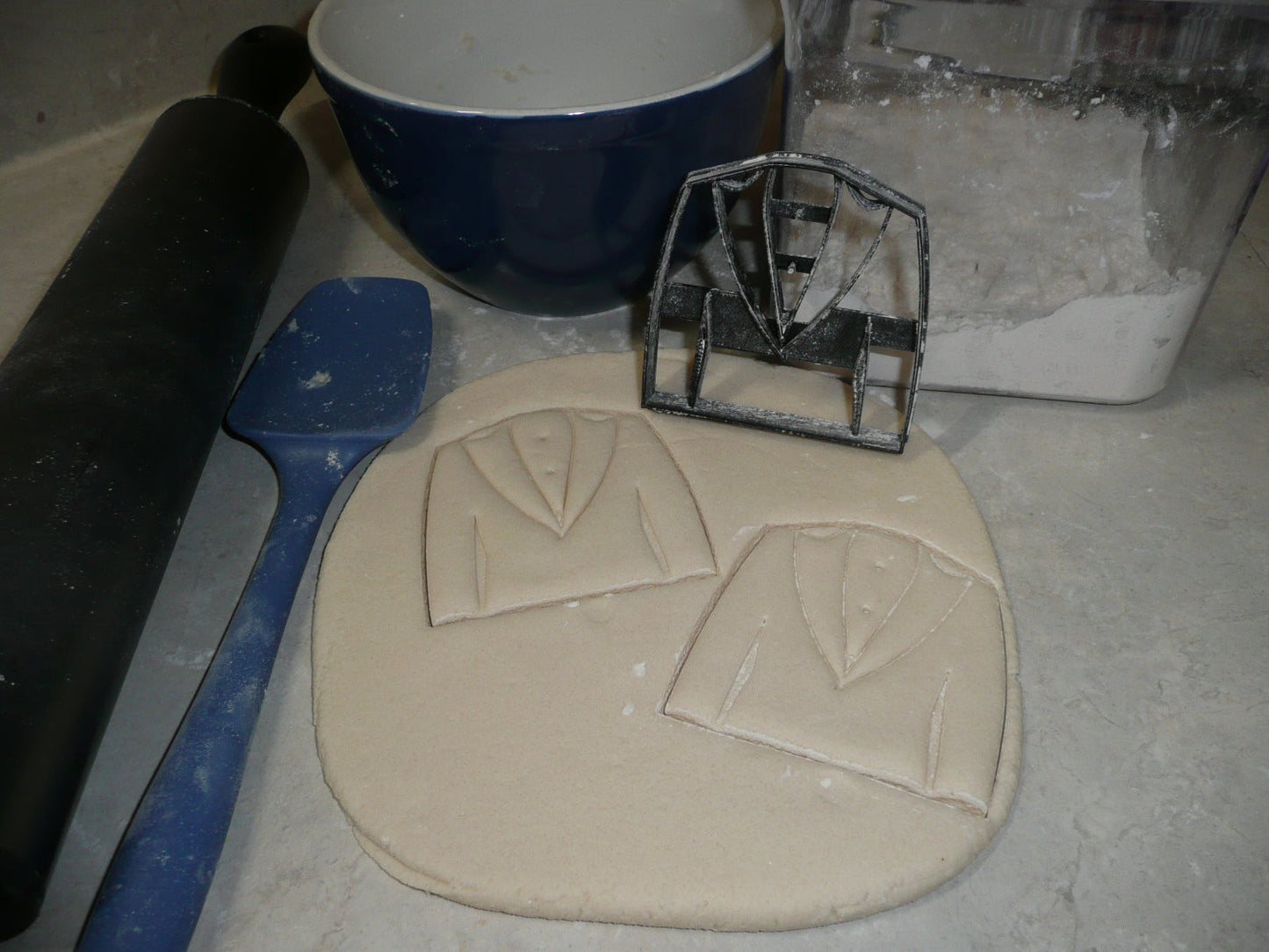 Tuxedo Tux Black Tie Formal Suit Wedding Cookie Cutter Made In USA PR2588