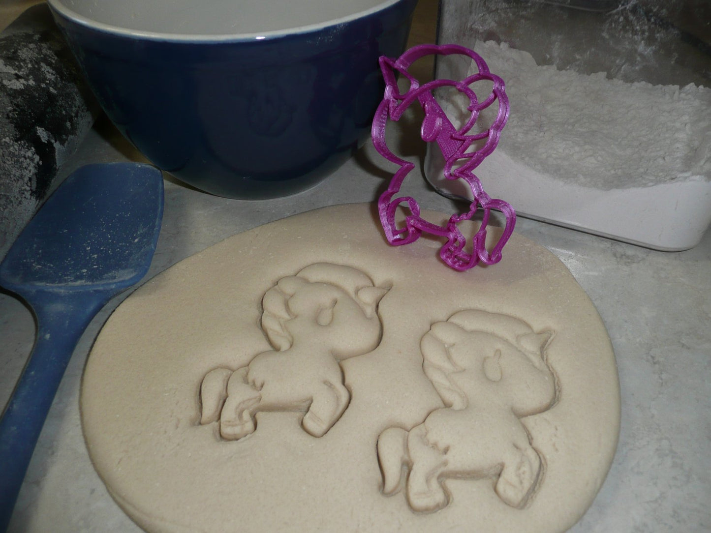 Unicorn Full Body Spiraling Horn Cookie Cutter Made In USA PR2382