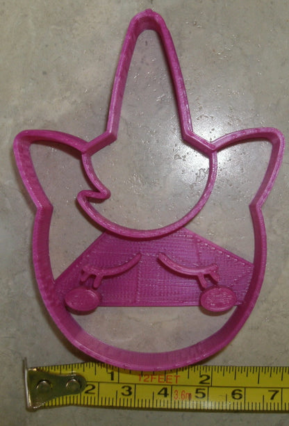 Unicorn Face Large Spiral Horned Animal Cookie Cutter Made In USA PR2652