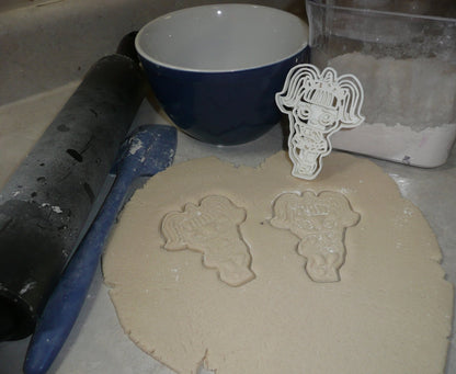 Unicorn Little Horse With Horn Surprise Doll Cookie Cutter Made In USA PR2430