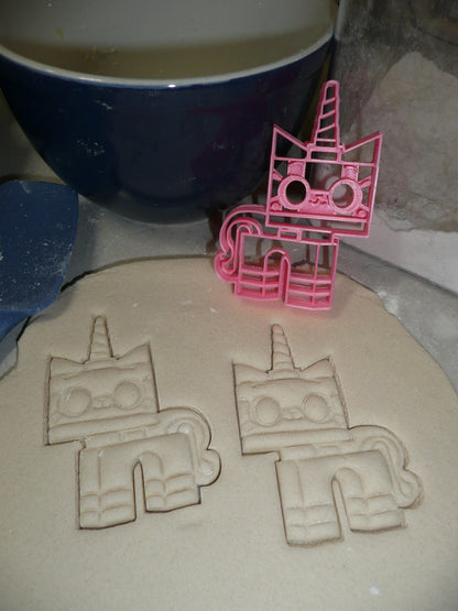 Unikitty Cat Unicorn Lego Cartoon Character Cookie Cutter Made In USA PR2530