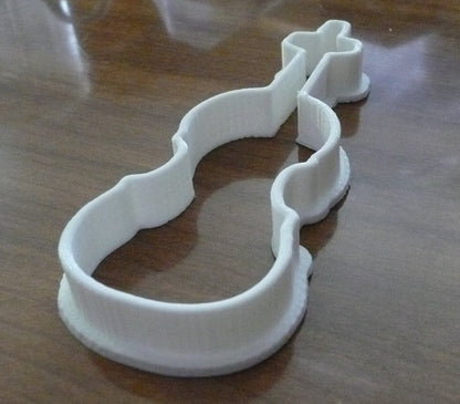 6x Violin Music Fondant Cutter Cupcake Topper 1.75 IN USA FD472