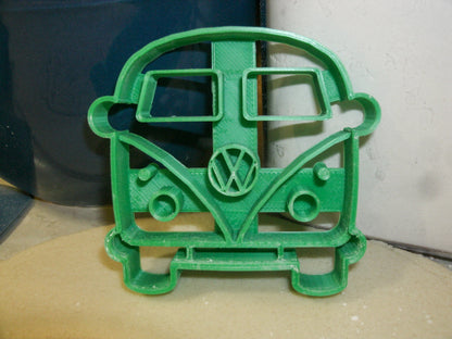 VW Style Van Bus Microbus Front View Vintage Cookie Cutter Made In USA PR2161