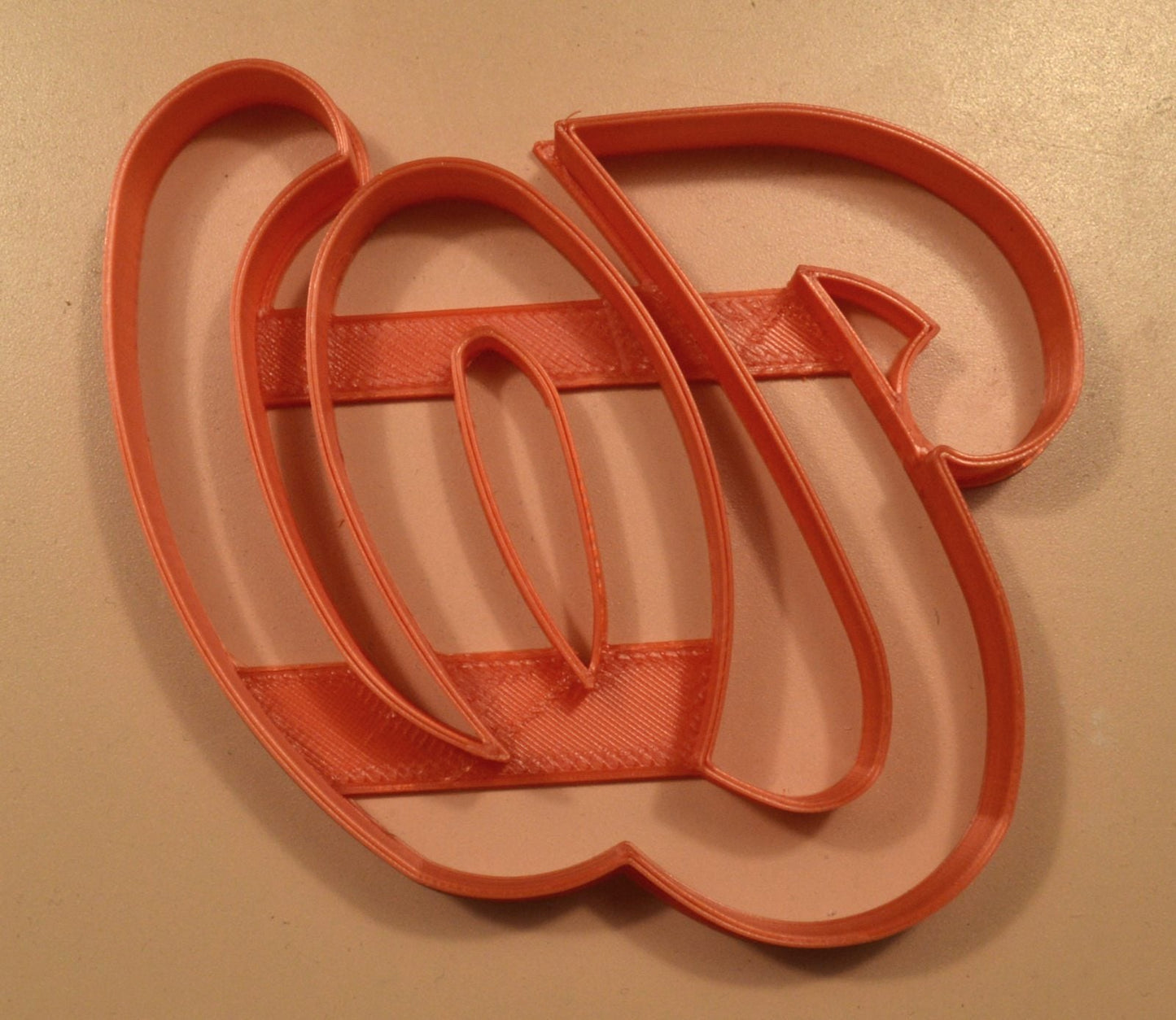 Washington Nationals W Letter Baseball Cookie Cutter Made In USA PR2579