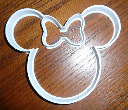 Minnie Mouse Head With Bow Disney Cookie Cutter Made In USA PR308