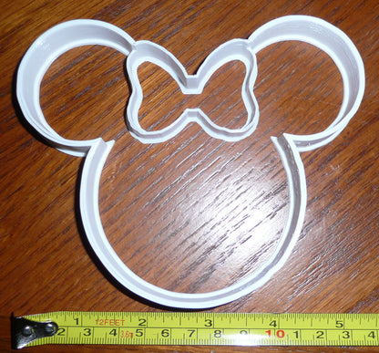 Minnie Mouse Head With Bow Disney Cookie Cutter Made In USA PR308