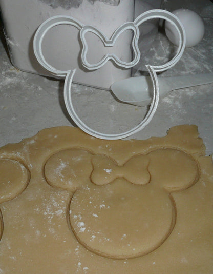 Minnie Mouse Head With Bow Disney Cookie Cutter Made In USA PR308