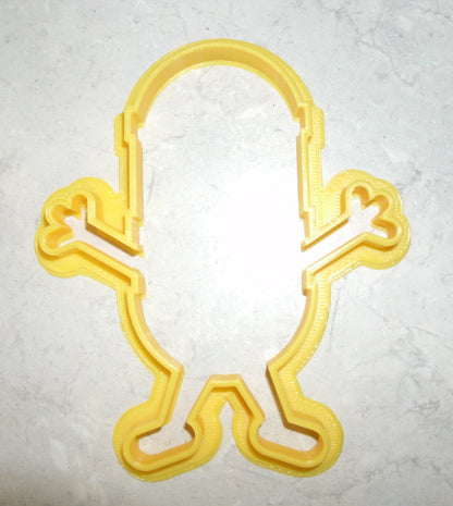 6x Minion Despicable Me Fondant Cutter Cupcake Topper 1.75 IN USA FD440