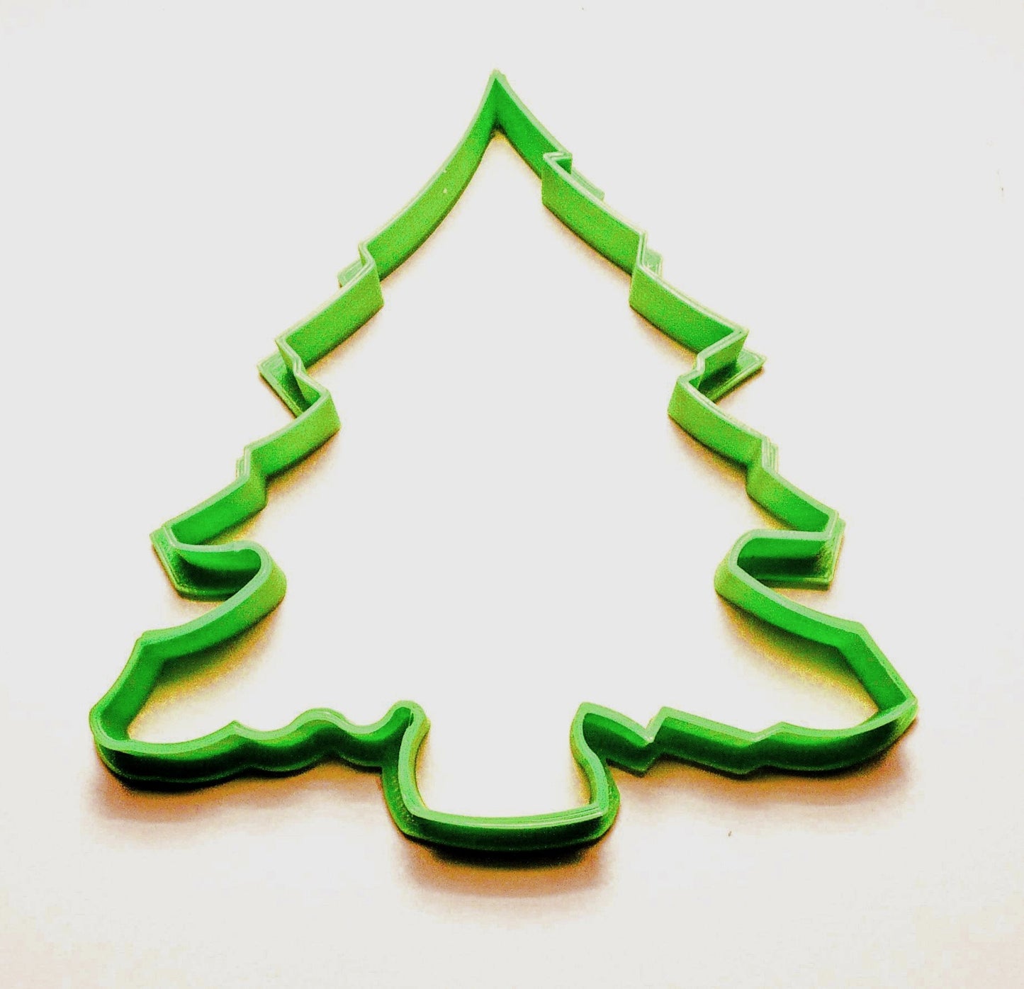 6x Christmas Tree Outline Fondant Cutter Cupcake Topper Size 1.75" USA FD123