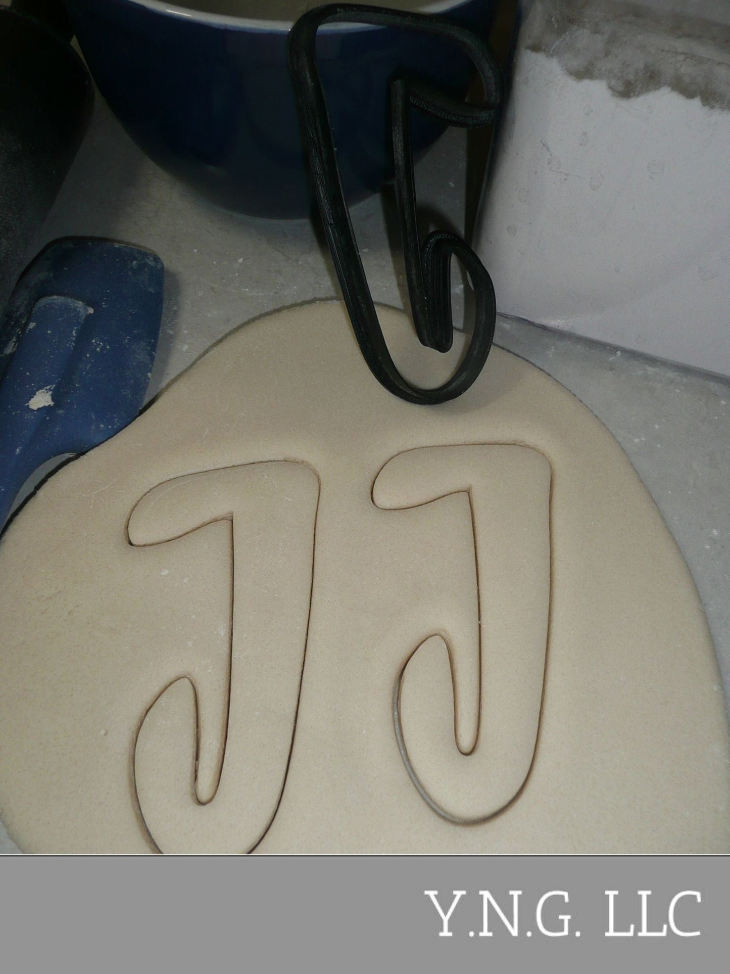 Letter J Uppercase Fancy Stylized Font Alphabet Cookie Cutter USA PR3337