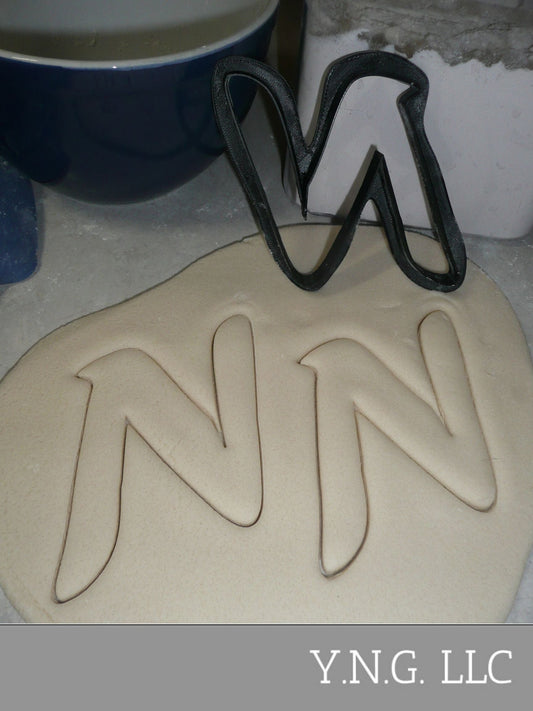 Letter N Uppercase Fancy Stylized Font Alphabet Cookie Cutter USA PR3341