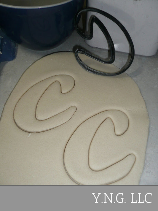 Letter C Uppercase Fancy Stylized Font Alphabet Cookie Cutter USA PR3330