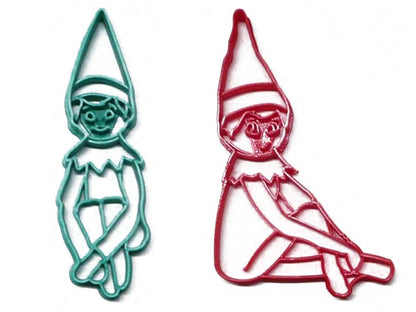 Elf Girl And Boy Christmas Set Of 2 Cookie Cutters USA PR1416