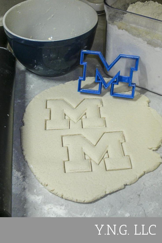 University Of Michigan Wolverines College Sports Cookie Cutter Made in USA PR877