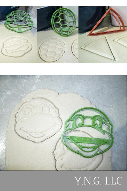 Teenage Mutant Ninja Turtles TMNT Characters Set Of 4 Cookie Cutters USA PR1072