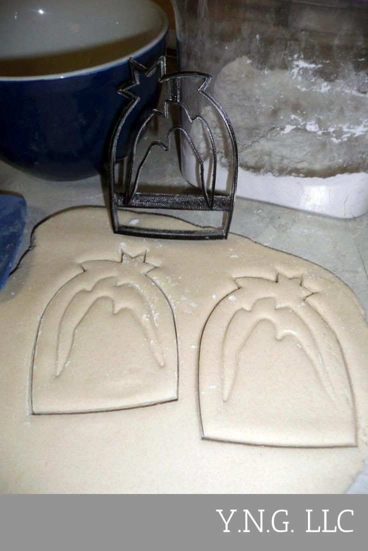 Nativity Manger Scene Baby Jesus Mary Joseph Christmas Cookie Cutter USA PR3031