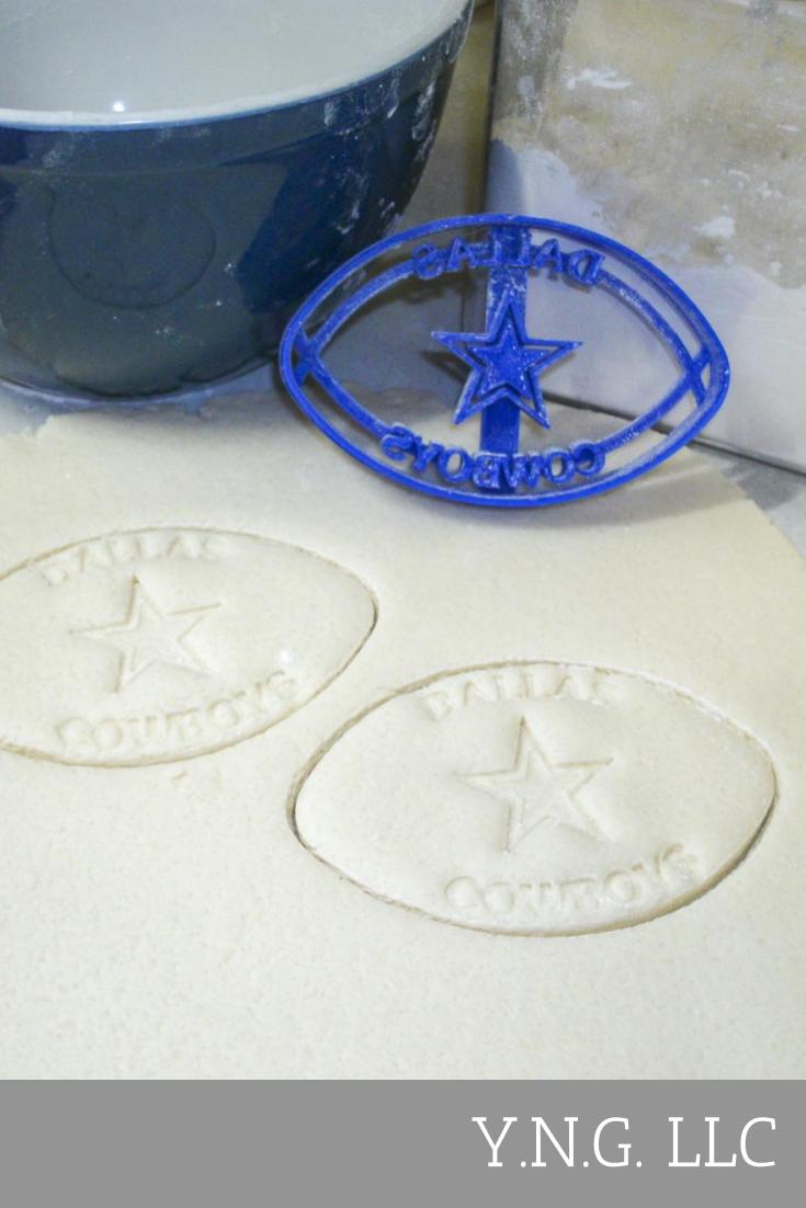 First 1st Birthday Dallas Cowboys Football Set Of 7 Cookie Cutters USA PR1299