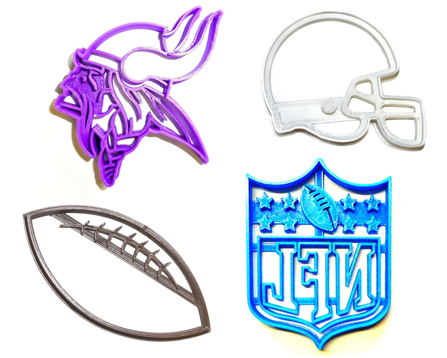 Minnesota Vikings NFL Football Logo Set Of 4 Cookie Cutters USA PR1136
