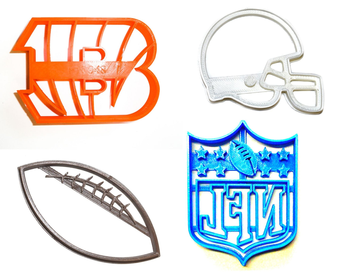 Cincinnati Bengals NFL Football Logo Set Of 4 Cookie Cutters USA PR1144