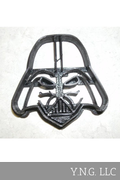 Darth Vader Helmet Star Wars Character Small Cookie Cutter Made in USA PR99S