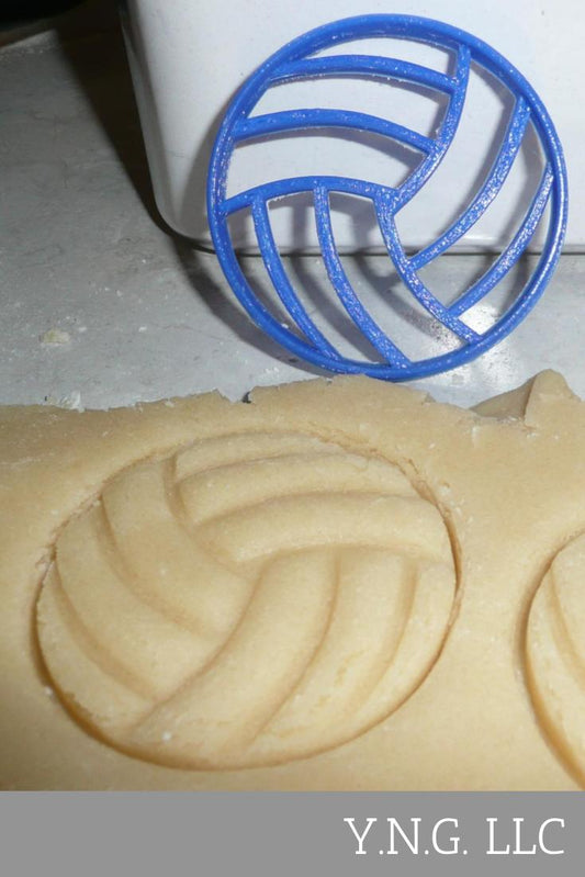 Volleyball Detailed Ball Small Size Sports Cookie Cutter Made in USA PR270