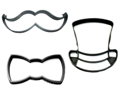 Dapper Dad Chic Fashionable Stylish Father Set Of 3 Cookie Cutters USA PR1358