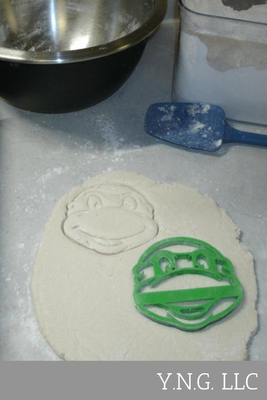 TMNT Teenage Mutant Ninja Turtle Face Cookie Cutter Made in USA PR484