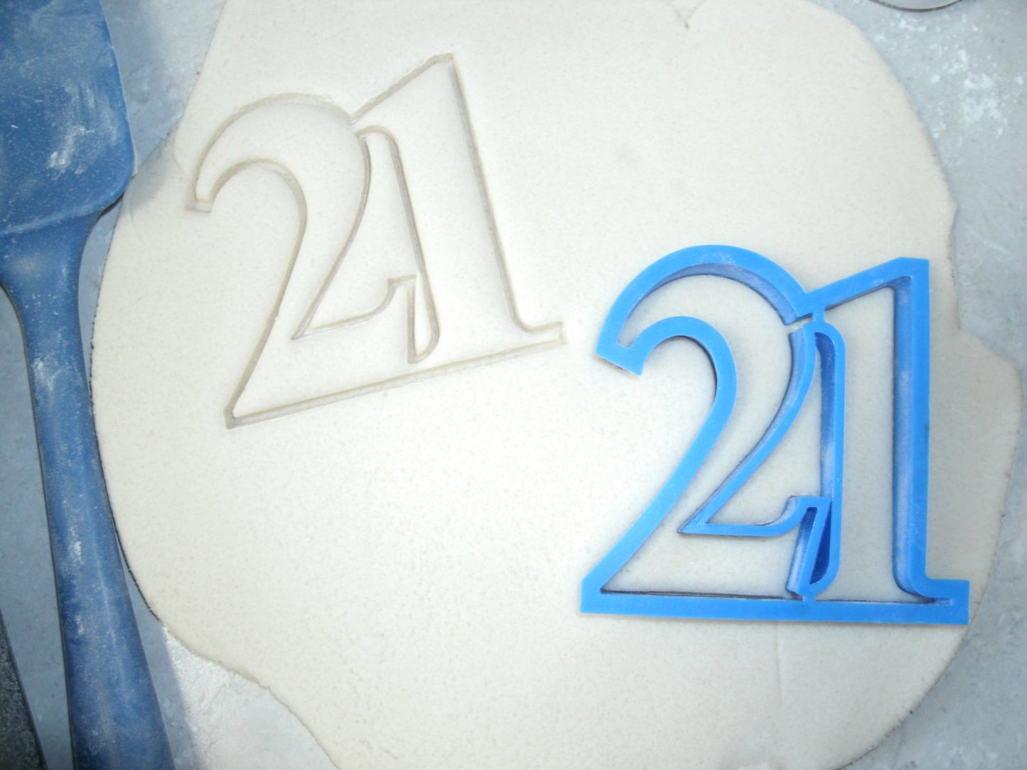 Number 21 Twenty-one 21st Birthday Anniversary Sports Cookie Cutter USA PR108-21