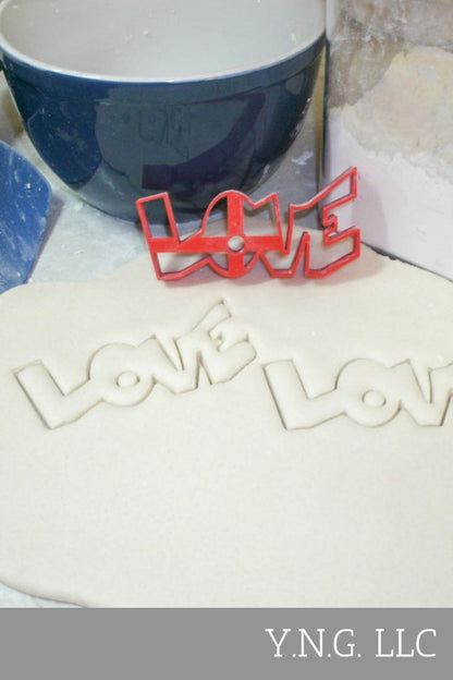 Love Word Valentine's Day Cookie Cutter Made in USA PR210