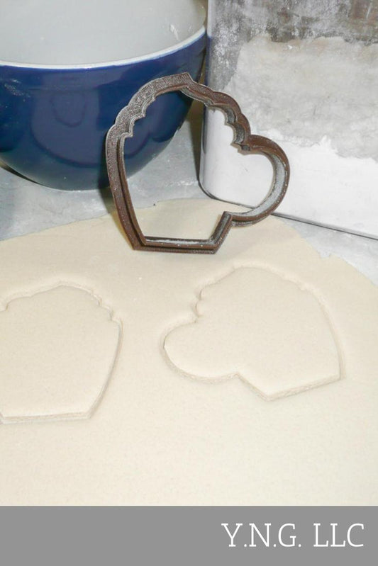 Cocoa Mug Hot Chocolate Whipped Cream Coffee Christmas Cookie Cutter USA PR258