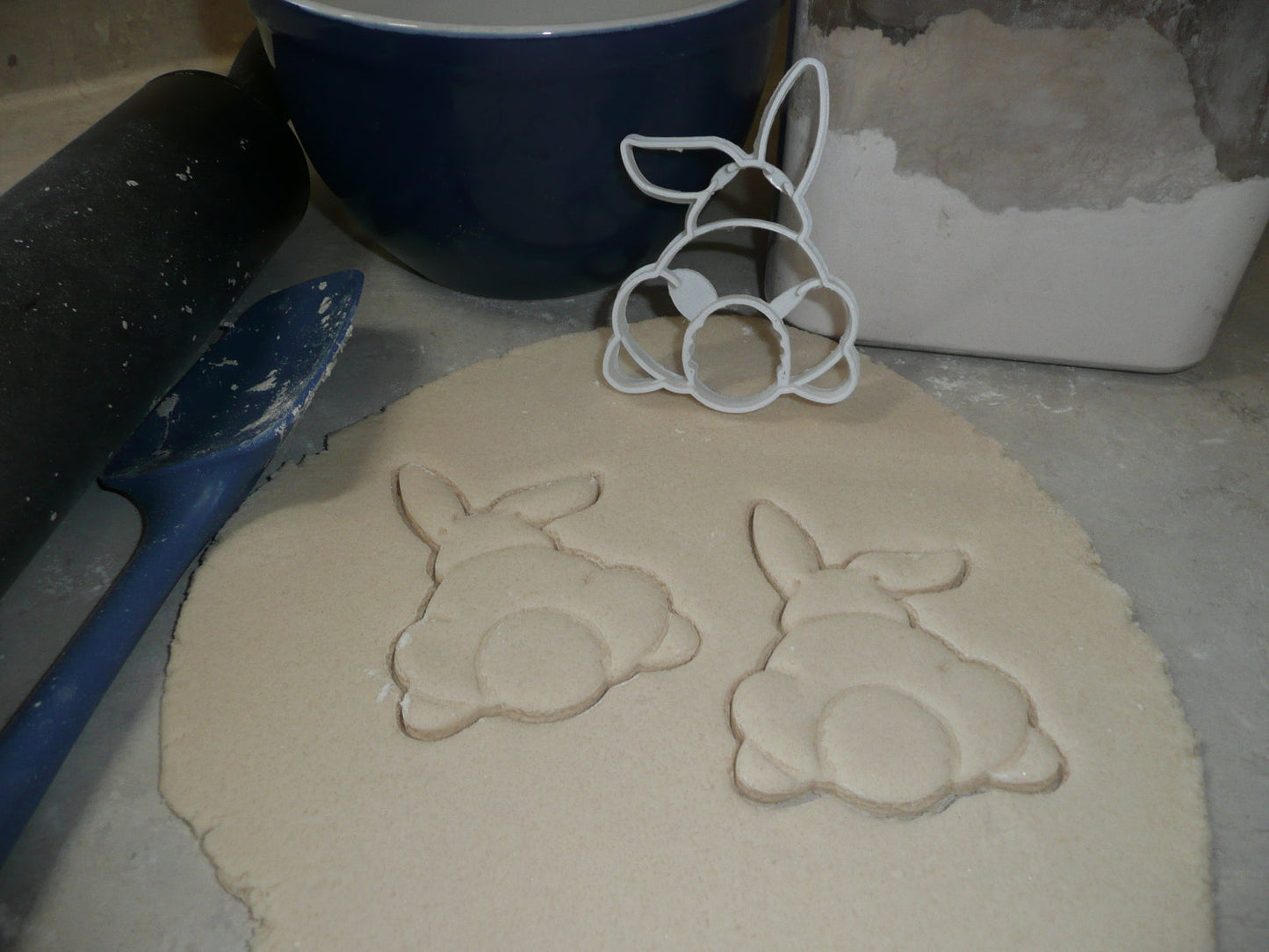 Easter Bunny Butt Back Spring Rabbit Cookie Cutter Made In USA PR2341